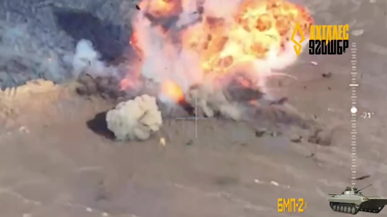 Insane Detonation of a Russian APC