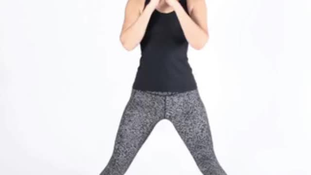 Side lunge exercise