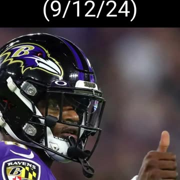 NFL Bet: Falcons vs Ravens (9/12/24)