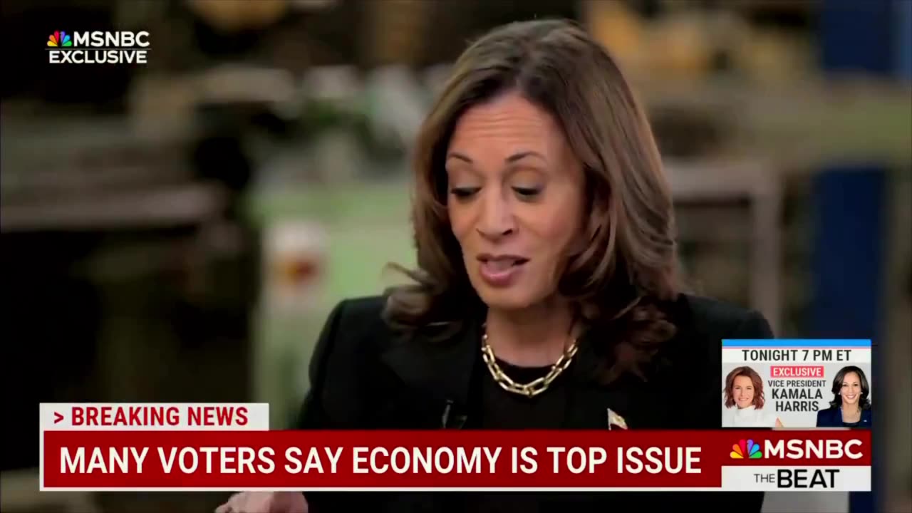 MSNBC Corrects Kamala Harris Claims on Trumps Job Numbers