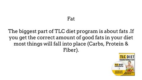 The TLC diet is designed