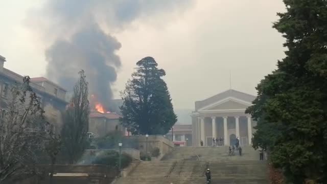 WATCH: Fire shuts UCT