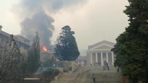WATCH: Fire shuts UCT