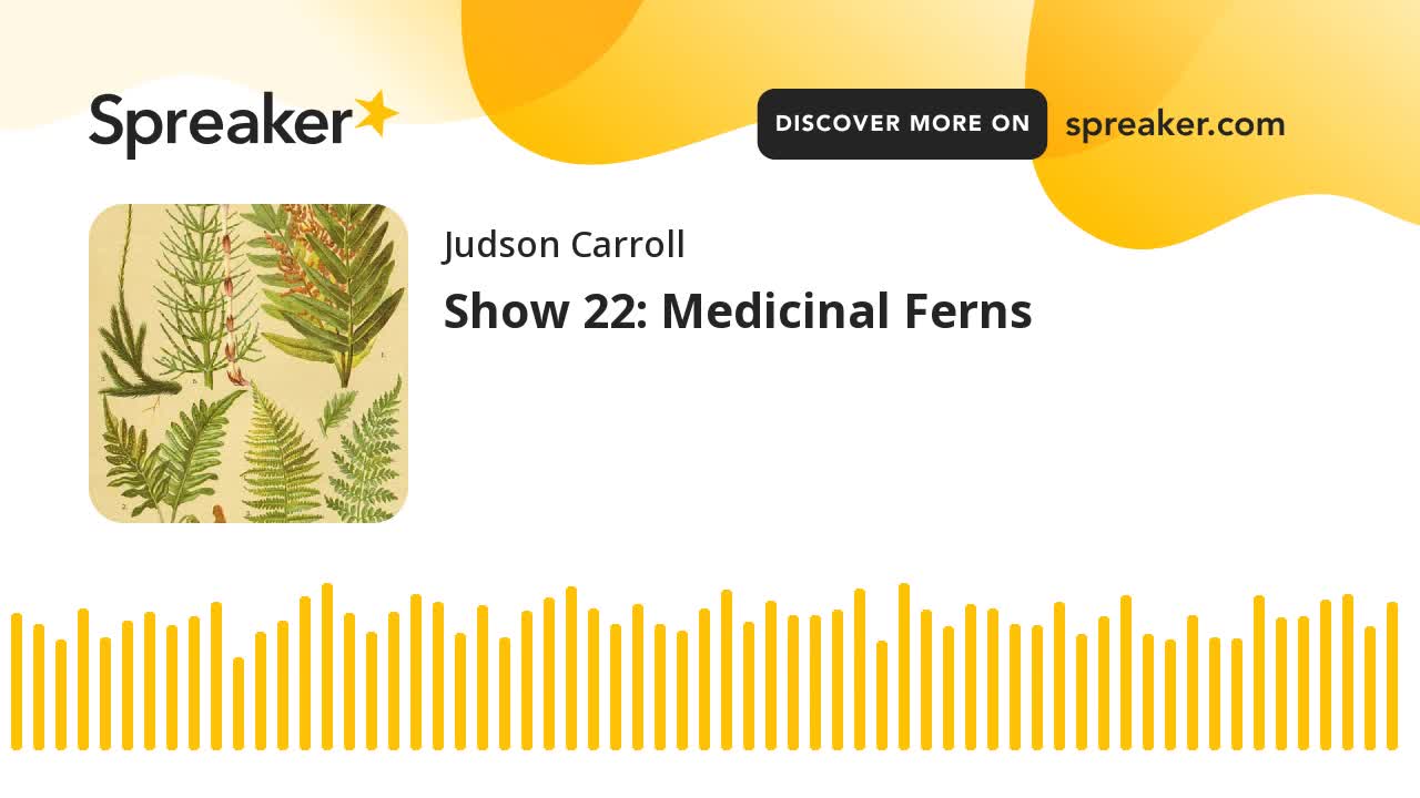 Show 22: Medicinal Ferns (part 2 of 3)