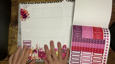 October 15-22 in Wellness planner teacher layout