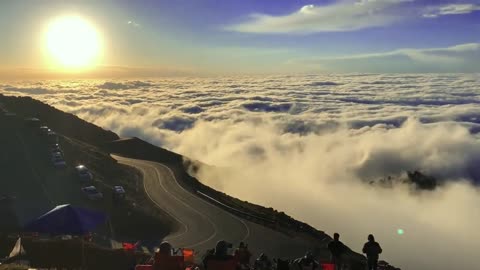 The sea of clouds