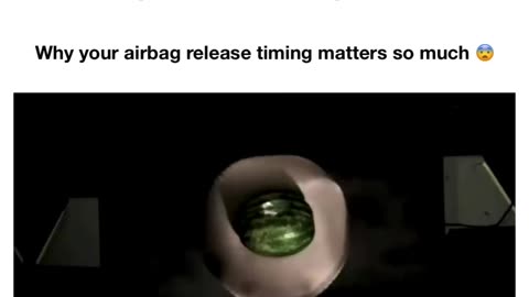 How your airbag release timing matters