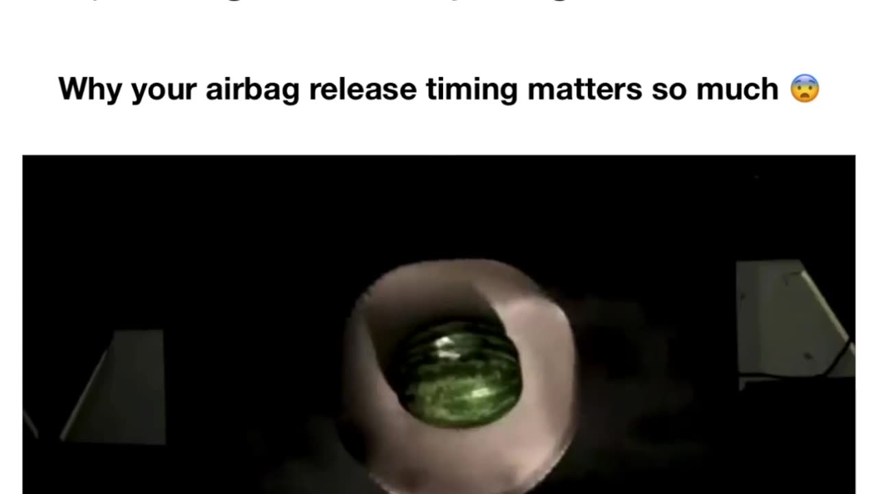 How your airbag release timing matters