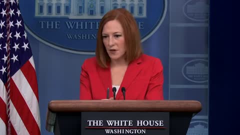 Psaki: "The former president invested billions of dollars in a border wall that was never going to work or be effective"