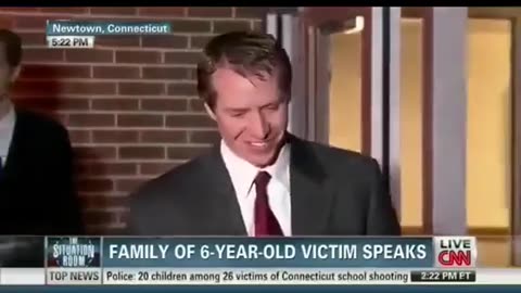Father Of A Sandy Hook Elementary School Shooting Victim Right Before Going On The News