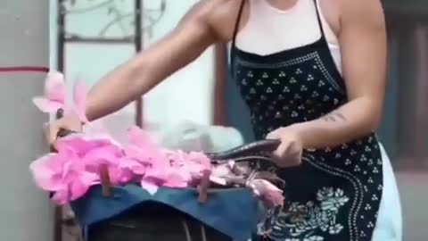 Beautiful So cute Girl very hard worker