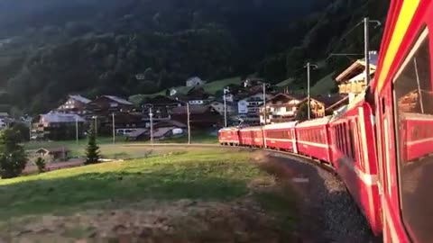 Seitzerland train beautiful video