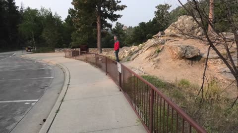 Behind Mt. Rushmore
