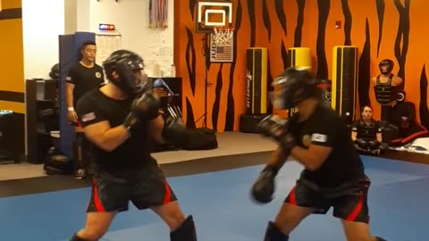 Kickboxing Sparring