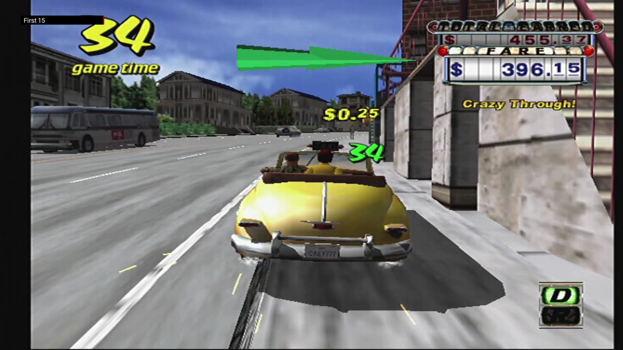 The First 15 Minutes of Crazy Taxi (Dreamcast)