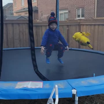 Jumping before the snow