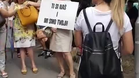 UŽIVO IZ SPLITA: Prosvjed protiv ovrhe malog Cesarea