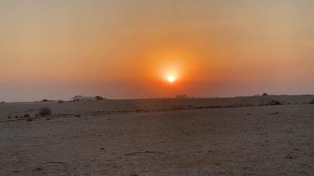 Golden sunshine at sunset