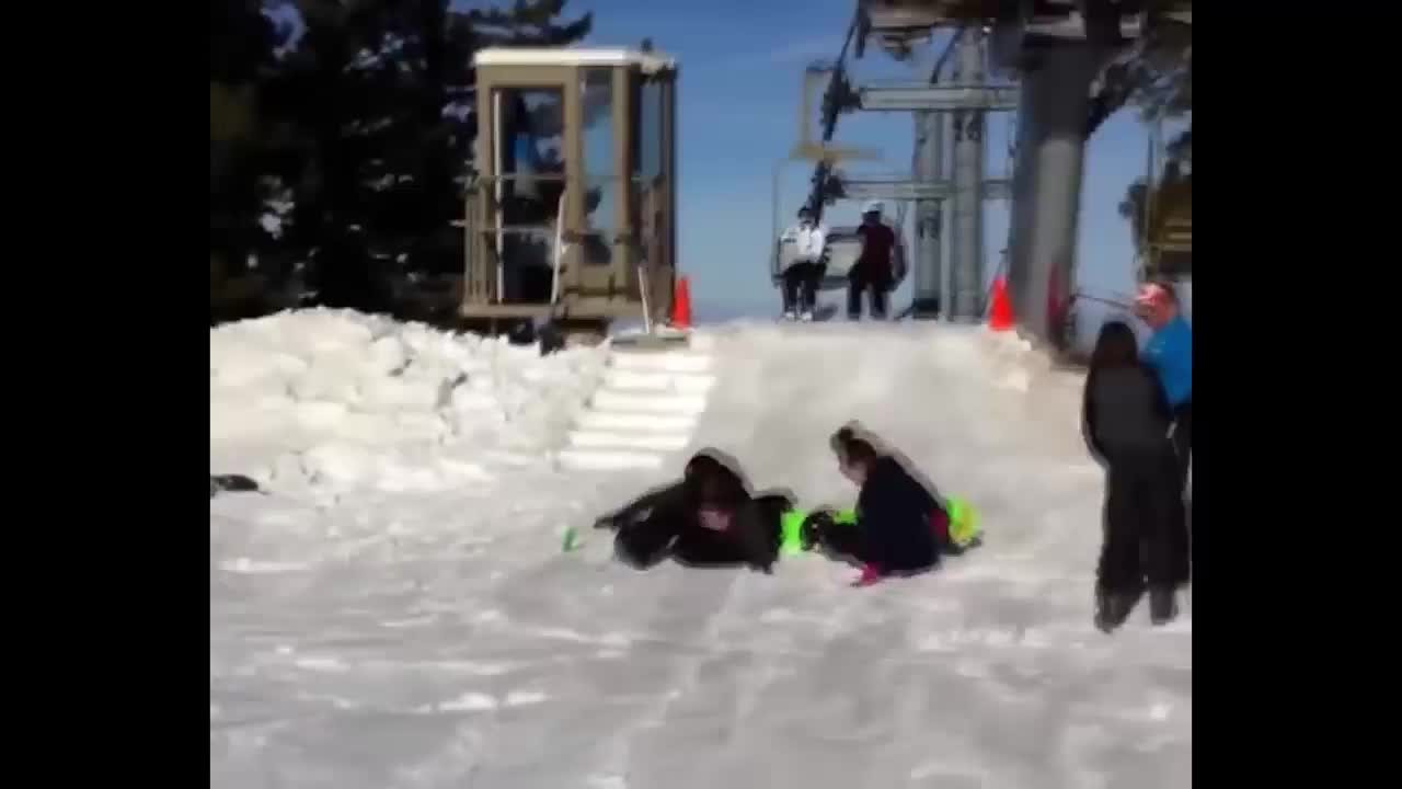 Funny Ski Lift Fails Videos - Compilation 1 - FunneeVideos