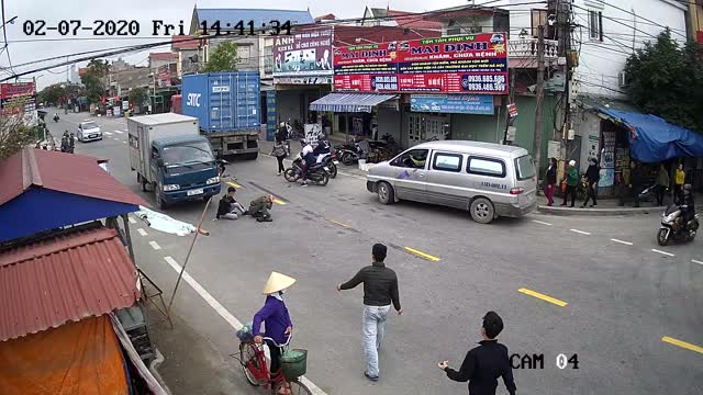 Motorcycle Plays High Stakes Game of Truck Pinball