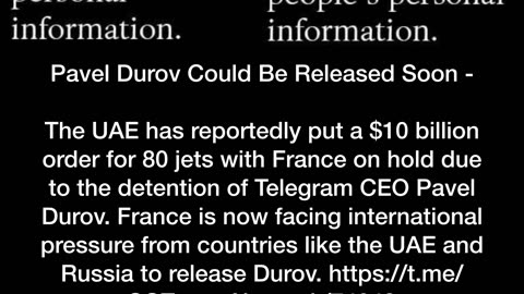 More Pavel Durov updates…