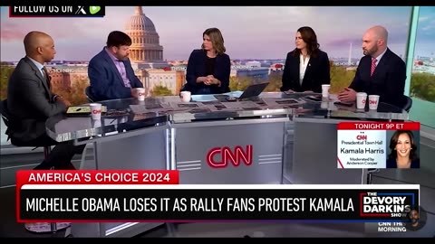 Michelle Obama LOSES IT as Rally Fans PROTEST Kamala.mp4