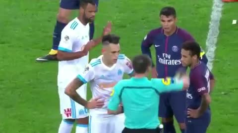 Neymar expulsado vs Marseille