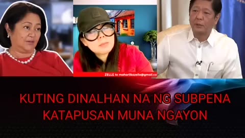 KUTING NATAKOT SA SUBPENA NA DINALA SA MALACAÑANG! MA PAPARUSAHAN NA ANG GANIB SA PERA!