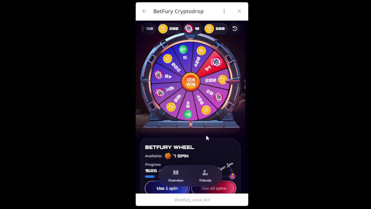 BetFury Cryptodrop (Telegram) - 18th Payment Withdraw +280.90 BFG | Total: 2911.83 BFG