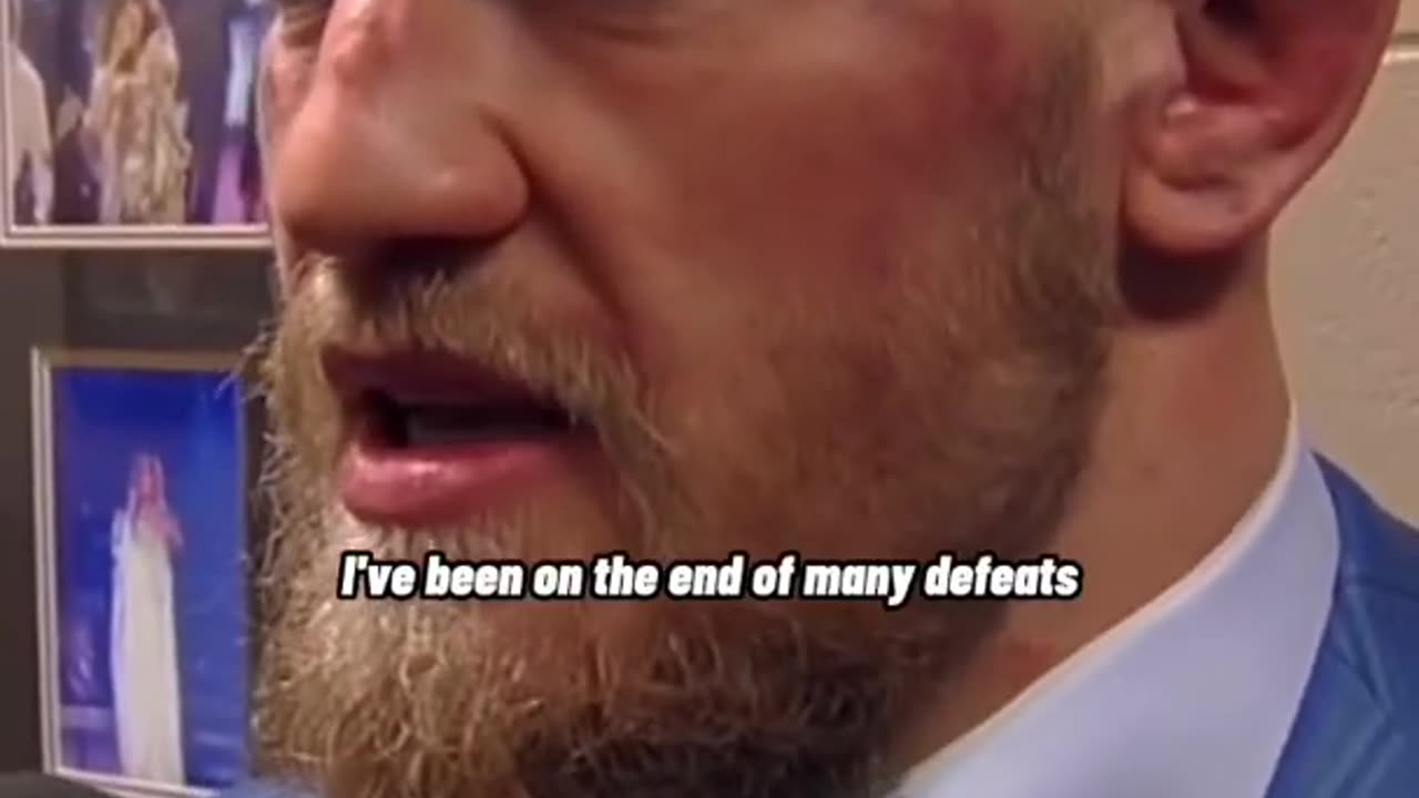 conor mcgregor react to his first ufc loss