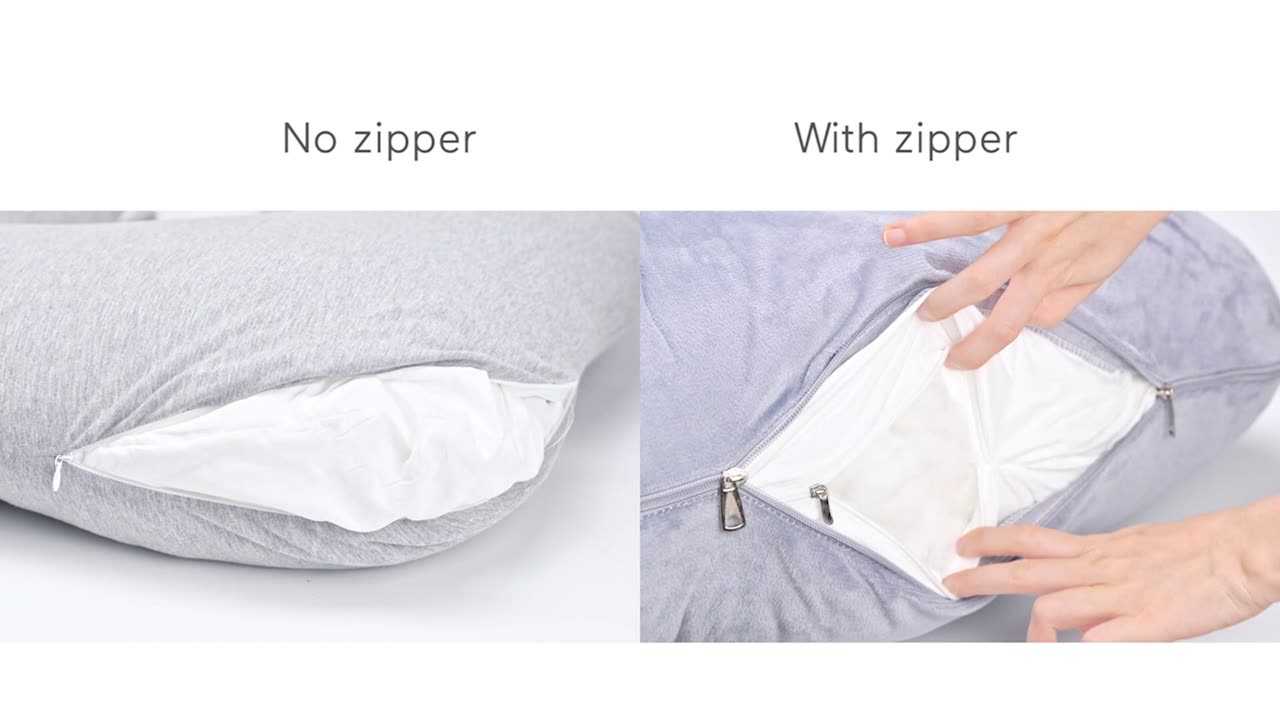 Momcozy Pregnancy Pillows for Sleeping, U Shaped Full Body Maternity Pillow