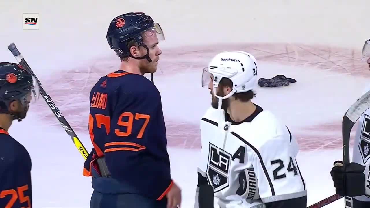 Edmonton Oilers Eliminate LA Kings -Handshakes-