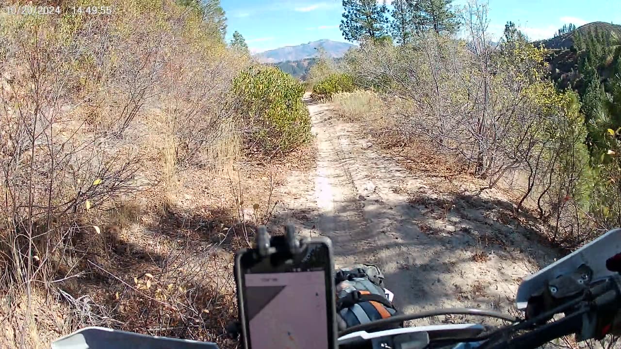 10-20-24 Idaho City Hungarian Ridge trail Some ridge and more sidehill