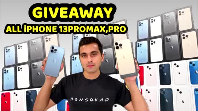 iPHONE 13 PRO MAX GIVEAWAY WORLDWIDE