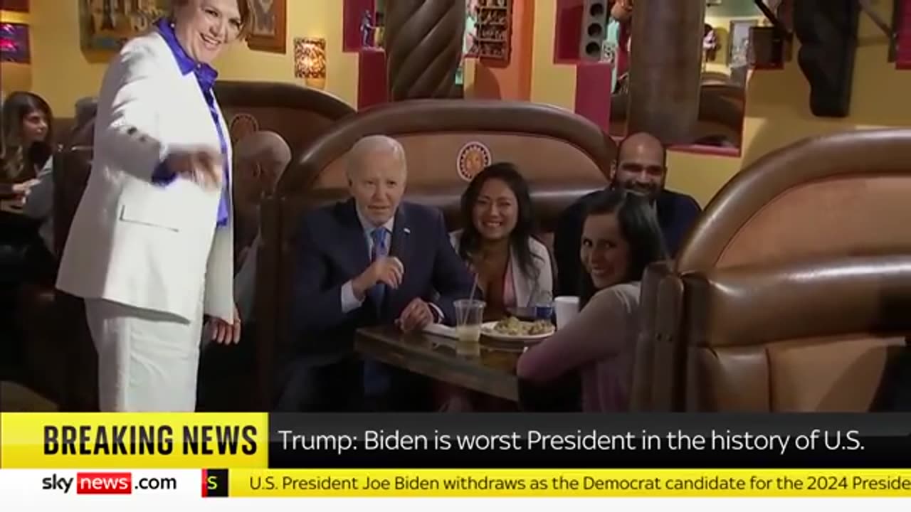 Biden Steps Down Nominates Kamala Harris. Donald Trump - Biden Worst President In US History