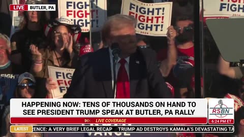 Trump: ‘I've never stopped fighting for you. And I never will, never will’