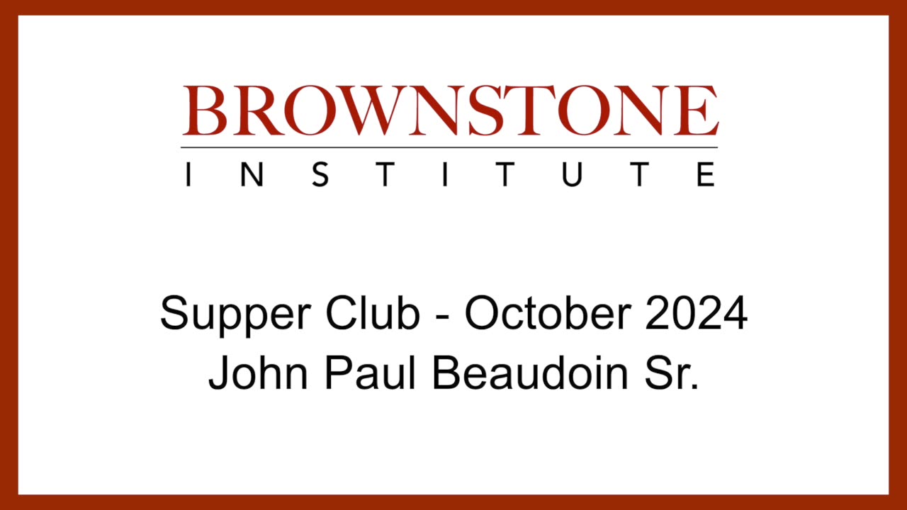 Brownstone Supper Club - October 2024 - John Paul Beaudoin Sr.