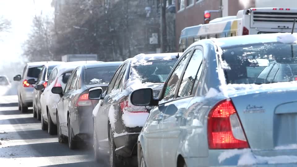 Snow removal of cars