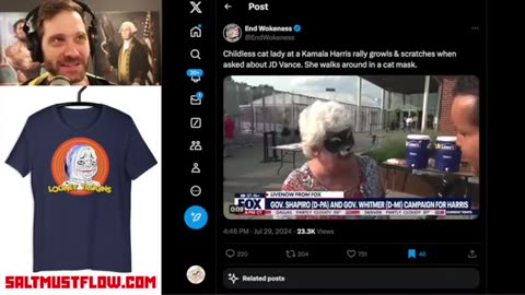 Insane Kamala Harris Rally Goers are Dressing Up as Cats