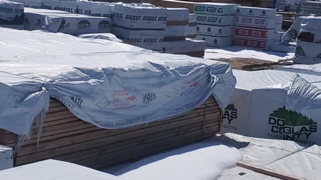 How much wood do you need to build a building