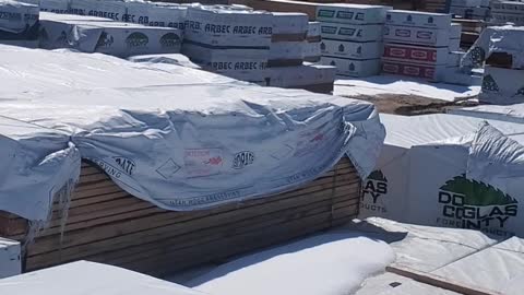 How much wood do you need to build a building