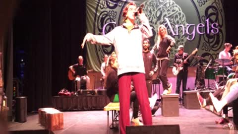 Celtic Angels Louise Barry with Jiggy Jaguar McPherson Opera House March 2022 McPherson KS