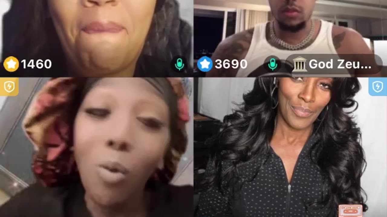 LadyBee talks to God Zeus about TrinaB's panel then does team PK & panel 2/15/24 #bigoclipandsip