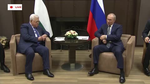 Putin Holds Meeting With Abbas On Bilateral Cooperation