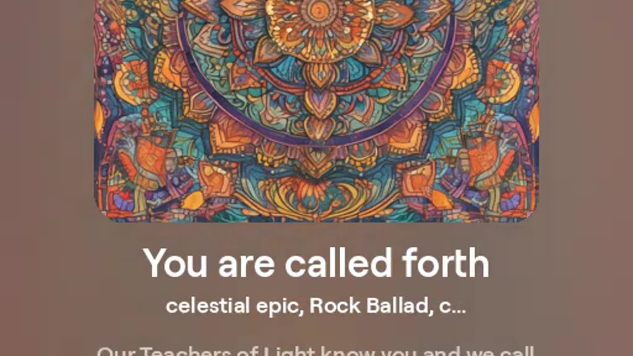 You are Called Forth