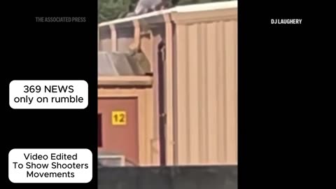 Video Of Trump Rally Shooters Movement On The Roof - No Audio