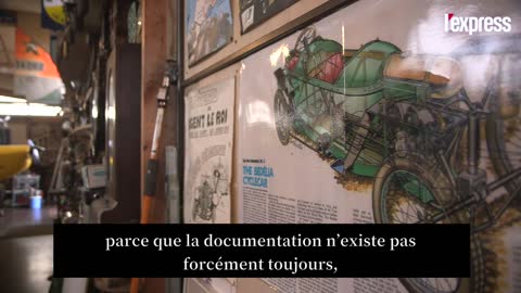 Marc Ménager collectionneur automobiles anciennes présente son mini musée sur L'Express