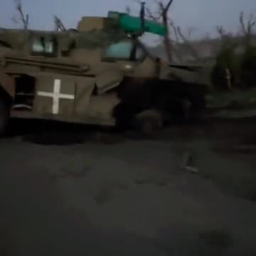 Zničená západní technika u Verbovoje