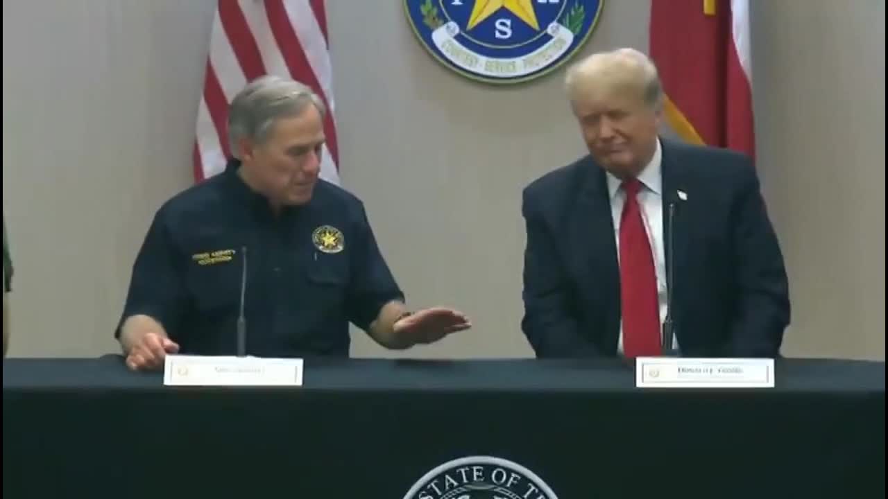 Texas Gov. Greg Abbott: "One of the things that [President Trump] did better was the Texas Border