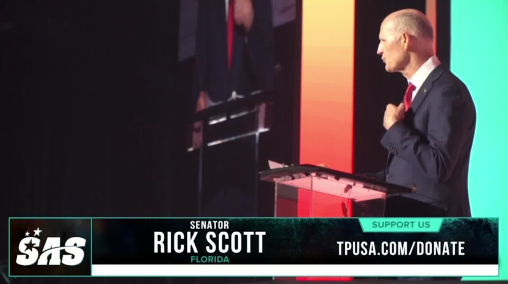 Sen. Rick Scott TPUSA speech